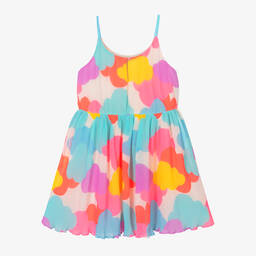 Billieblush-Girls Multicolour Cloud Pleated Dress | Childrensalon Outlet
