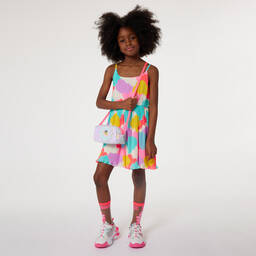 Billieblush-Girls Multicolour Cloud Pleated Dress | Childrensalon Outlet