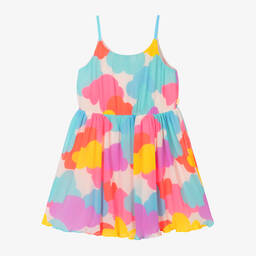 Billieblush-Girls Multicolour Cloud Pleated Dress | Childrensalon Outlet