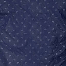 بيلي بلاش-معطف هودي بطبعة قلوب مبطن لون كحلي للبنات | Childrensalon Outlet