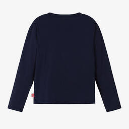 Billieblush-Синий хлопковый топ с пайетками | Childrensalon Outlet