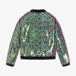 بيلي بلاش-جاكيت قطيفة مزين بترتر لون كحلي للبنات | Childrensalon Outlet