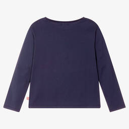 Billieblush-Girls Navy Blue Unicorn Top | Childrensalon Outlet