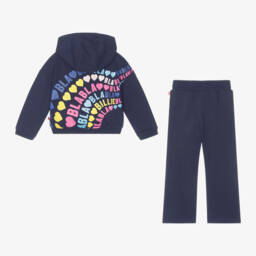 Billieblush-Синий хлопковый спортивный костюм для девочек | Childrensalon Outlet