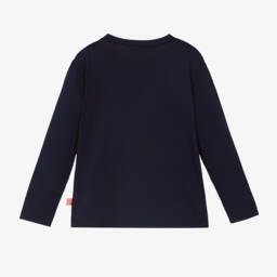 Billieblush-Girls Navy Unicorn Sequin Top | Childrensalon Outlet