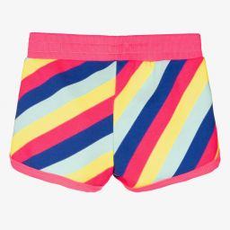 Billieblush-Girls Neon Pink & Blue Shorts | Childrensalon Outlet