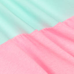 Billieblush-فستان أطفال بناتي قطن جيرسي لون زهري نيون | Childrensalon Outlet