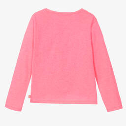 Billieblush-Неоново-розовый хлопковый топ для девочек | Childrensalon Outlet