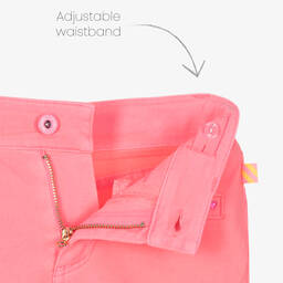 Billieblush-Girls Neon Pink Denim Shorts | Childrensalon Outlet