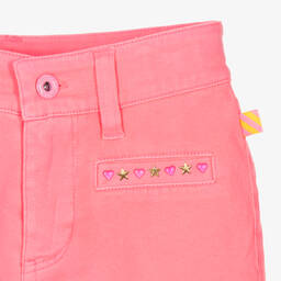 Billieblush-Girls Neon Pink Denim Shorts | Childrensalon Outlet