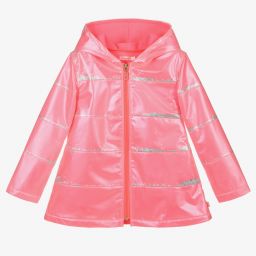 Billieblush-Неоново-розовый дождевик для девочек | Childrensalon Outlet