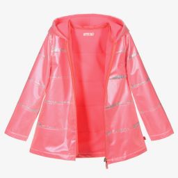 Billieblush-Неоново-розовый дождевик для девочек | Childrensalon Outlet