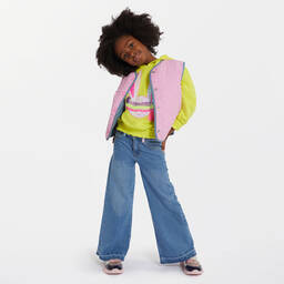 Billieblush-Неоново-желтая хлопковая худи | Childrensalon Outlet