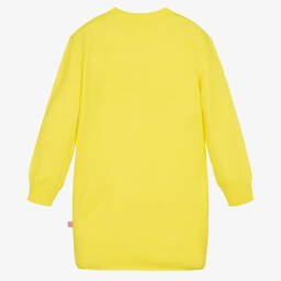 Billieblush-Girls Neon Yellow Knitted Dress | Childrensalon Outlet