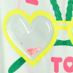 Billieblush-Girls Pale Blue Cotton T-Shirt | Childrensalon Outlet