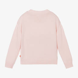 Billieblush-Girls Pale Pink Diamanté Sweater | Childrensalon Outlet