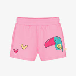 Billieblush-Girls Pastel Parrot Print Shorts | Childrensalon Outlet