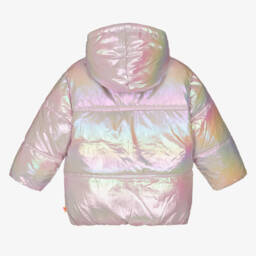 Billieblush-Girls Pearlescent Sequin Puffer Jacket | Childrensalon Outlet