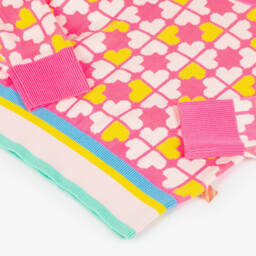 Billieblush-Girls Pink Clover Pattern Jumper | Childrensalon Outlet