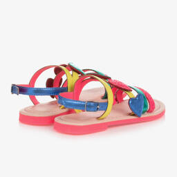 Billieblush-Разноцветные сандалии с ремешками и сердечками | Childrensalon Outlet
