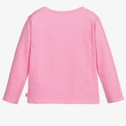 Billieblush-Girls Pink Cotton Jersey Top | Childrensalon Outlet