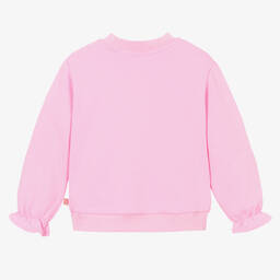Billieblush-Розовый хлопковый свитшот со смайлом | Childrensalon Outlet