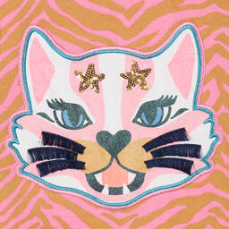 Billieblush-Girls Pink Cotton Sweatshirt | Childrensalon Outlet