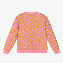 Billieblush-Girls Pink Cotton Sweatshirt | Childrensalon Outlet