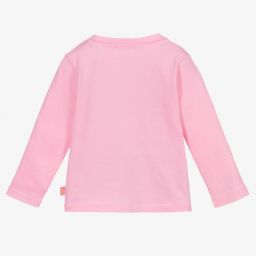 Billieblush-Girls Pink Cotton Top | Childrensalon Outlet