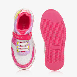 Billieblush-Girls Pink Glitter Trainers | Childrensalon Outlet