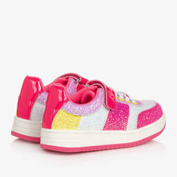 Billieblush-Girls Pink Glitter Trainers | Childrensalon Outlet