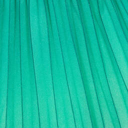 Billieblush-Girls Pink & Green Pleated Jersey Dress  | Childrensalon Outlet