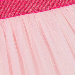 Billieblush-Girls Pink Heart Tulle Dress | Childrensalon Outlet