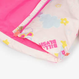 Billieblush-Girls Pink Hooded Cat Puffer | Childrensalon Outlet