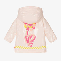 Billieblush-Girls Pink Hooded Coat | Childrensalon Outlet