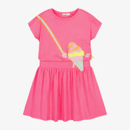 Billieblush-Платье с подвеской в виде мороженого для девочек розовое | Childrensalon Outlet