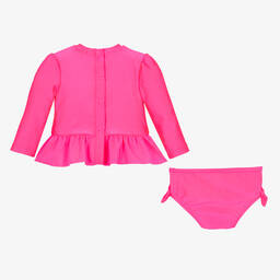 Billieblush-Girls Pink Ice Cream Tankini (UPF40+) | Childrensalon Outlet