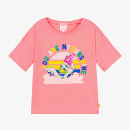 Billieblush-Розовая футболка из джерси Disney для девочек | Childrensalon Outlet
