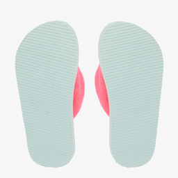 Billieblush-Girls Pink Logo Flip-Flops | Childrensalon Outlet