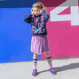 Billieblush-Girls Pink Mesh Skirt | Childrensalon Outlet