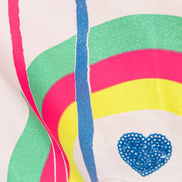 Billieblush-Girls Pink Palm Print Cotton Dress | Childrensalon Outlet