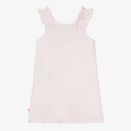 Billieblush-Girls Pink Palm Print Cotton Dress | Childrensalon Outlet