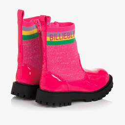 Billieblush-Розовые лакированные полусапожки | Childrensalon Outlet