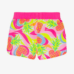 Billieblush-Girls Pink Pineapple Swim Shorts | Childrensalon Outlet