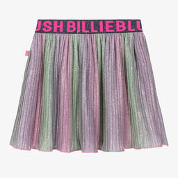 Billieblush-Girls Pink & Purple Glitter Pleated Skirt | Childrensalon Outlet