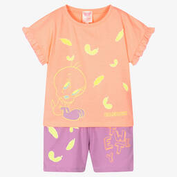 Billieblush-Girls Pink & Purple Looney Tunes Pyjamas | Childrensalon Outlet