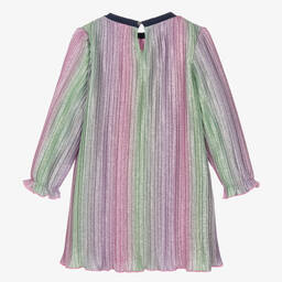 Billieblush-فستان لوريكس جيرسي لون زهري وبنفسجي | Childrensalon Outlet