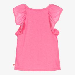 Billieblush-Розовая футболка с радугой для девочек | Childrensalon Outlet