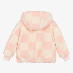Billieblush-Girls Pink Reversible Hooded Jacket | Childrensalon Outlet