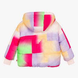 Billieblush-Girls Pink Reversible Hooded Jacket | Childrensalon Outlet